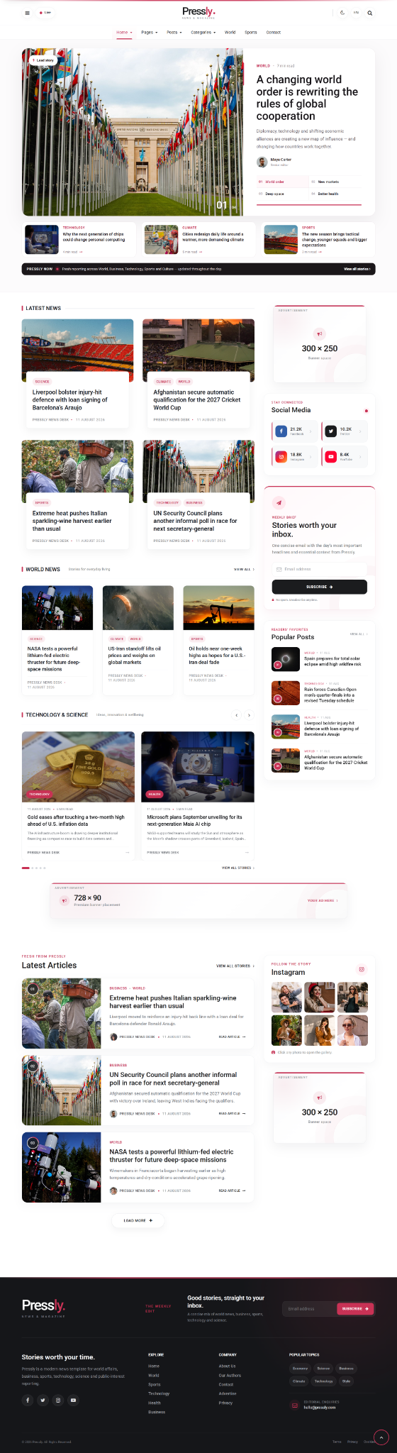 Pressly Home 6 homepage preview